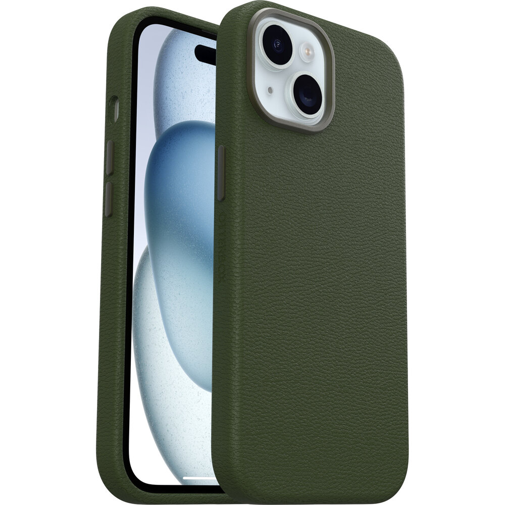 Otterbox OtterBox iPhone 15 Symmetry cactus leren hoesje (groen) Otterbox OtterBox iPhone 15 Symmetry cactus leren hoesje (groen)