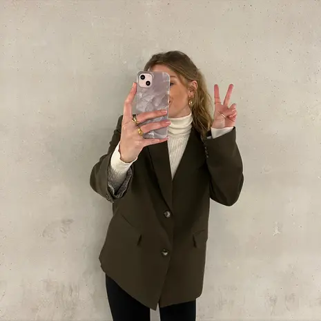 xoxo Wildhearts xoxo Wildhearts Marble Brown Sugar - iPhone 14 Plus hoesje xoxo Wildhearts xoxo Wildhearts Marble Brown Sugar - iPhone 14 Plus hoesje