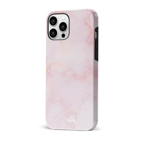 xoxo Wildhearts xoxo Wildhearts Marble Pink - iPhone 12 Pro hoesje xoxo Wildhearts xoxo Wildhearts Marble Pink - iPhone 12 Pro hoesje