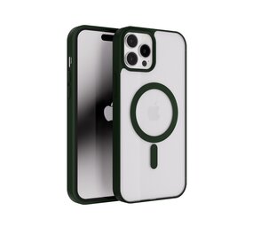 ShieldCase® iPhone 13 Pro Max Magsafe hoesje transparant gekleurde rand (groen) ShieldCase® iPhone 13 Pro Max Magsafe hoesje transparant gekleurde rand (groen)