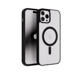 ShieldCase® iPhone 13 Pro Magsafe hoesje transparant gekleurde rand (zwart) ShieldCase® iPhone 13 Pro Magsafe hoesje transparant gekleurde rand (zwart)