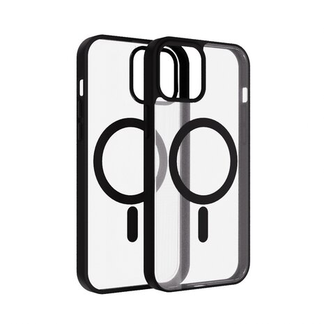 ShieldCase® ShieldCase iPhone 13 Pro Magsafe hoesje transparant gekleurde rand (zwart) ShieldCase® ShieldCase iPhone 13 Pro Magsafe hoesje transparant gekleurde rand (zwart)