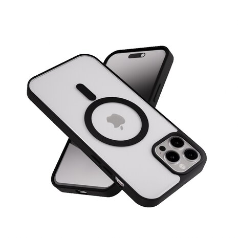 ShieldCase® ShieldCase iPhone 13 Pro Magsafe hoesje transparant gekleurde rand (zwart) ShieldCase® ShieldCase iPhone 13 Pro Magsafe hoesje transparant gekleurde rand (zwart)