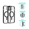 ShieldCase® ShieldCase iPhone 13 Pro Magsafe hoesje transparant gekleurde rand (zwart) ShieldCase® ShieldCase iPhone 13 Pro Magsafe hoesje transparant gekleurde rand (zwart)