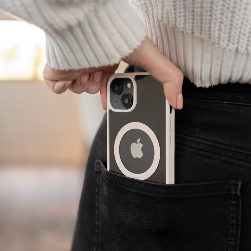 Coverzs Coverzs iPhone 13 Pro Max hoesje Magsafe mat (roze) Coverzs Coverzs iPhone 13 Pro Max hoesje Magsafe mat (roze)