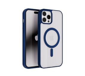 ShieldCase® iPhone 13 Pro Magsafe hoesje transparant gekleurde rand (blauw) ShieldCase® iPhone 13 Pro Magsafe hoesje transparant gekleurde rand (blauw)