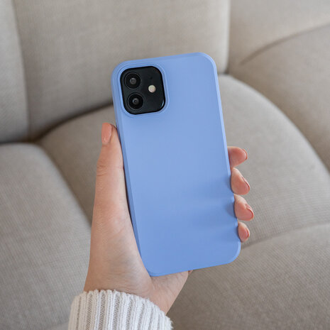 ShieldCase® ShieldCase Silicone case iPhone 12 - 6.1 inch (lichtpaars)