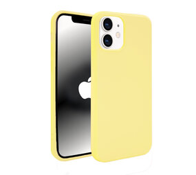 ShieldCase® Silicone case iPhone 12  - 6.1 inch (geel)