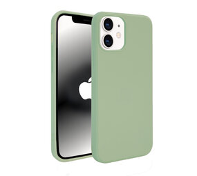 ShieldCase® Silicone case iPhone 12 - 6.1 inch (lichtgroen)