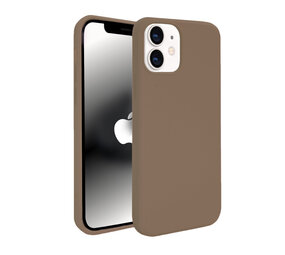 ShieldCase® Silicone case iPhone 12  (lichtbruin)