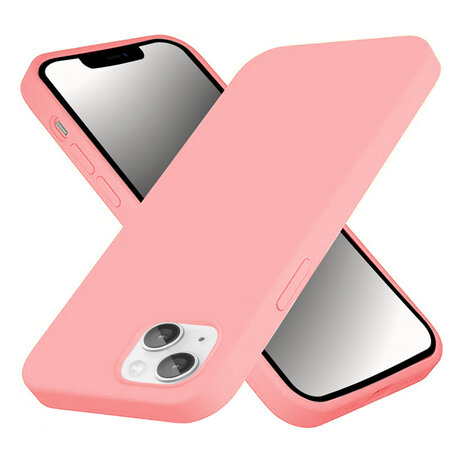ShieldCase® ShieldCase iPhone 13 silicone case (roze)