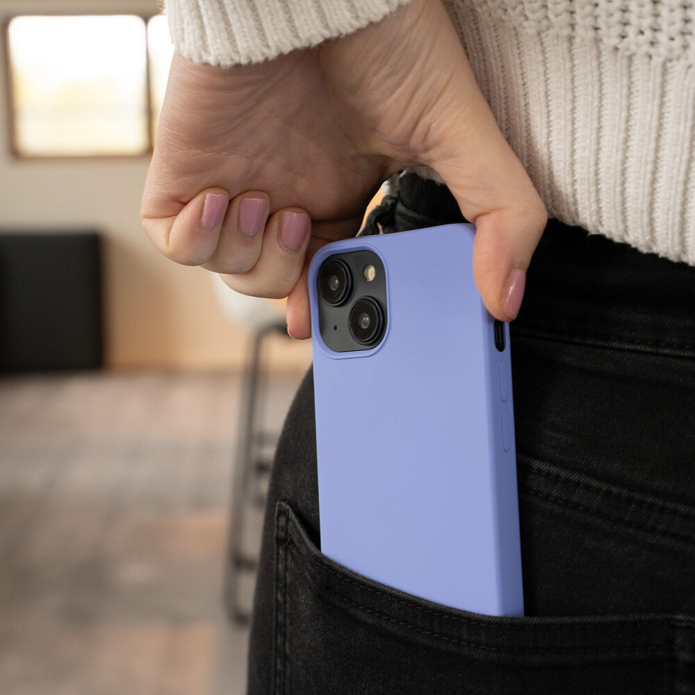 ShieldCase® ShieldCase iPhone 13 silicone case (paars)