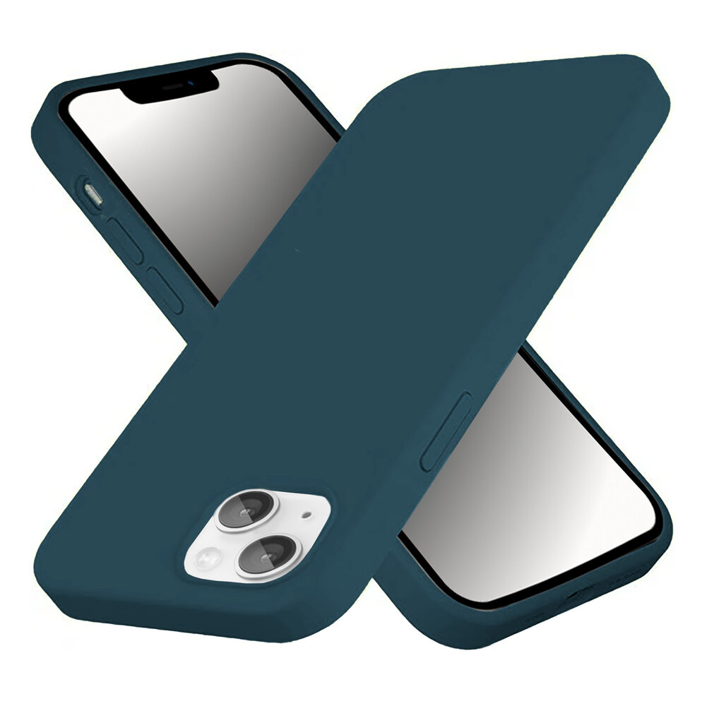 ShieldCase® ShieldCase iPhone 13 silicone case (donkerblauw)