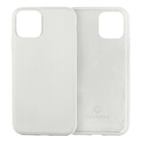 Coverzs Luxe Liquid Silicone case iPhone 11 (wit)