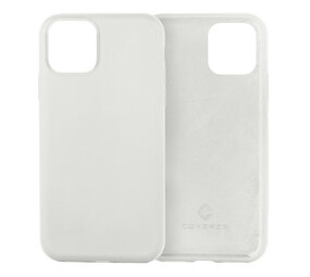Coverzs Luxe Liquid Silicone case iPhone 11 (wit)