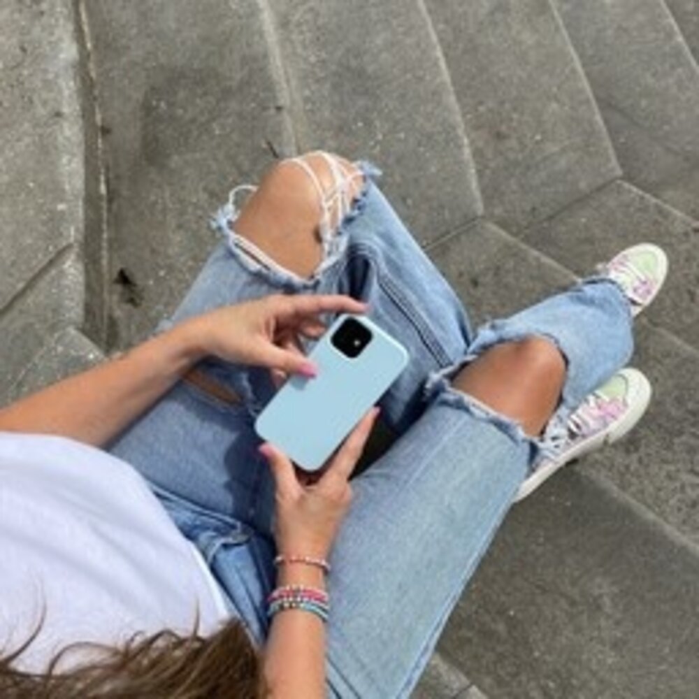 ShieldCase® ShieldCase Pantone siliconen hoesje iPhone 11 Pro (blauw)