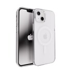 Coverzs Coverzs iPhone 15 Clear metallic case met MagSafe (zilver)