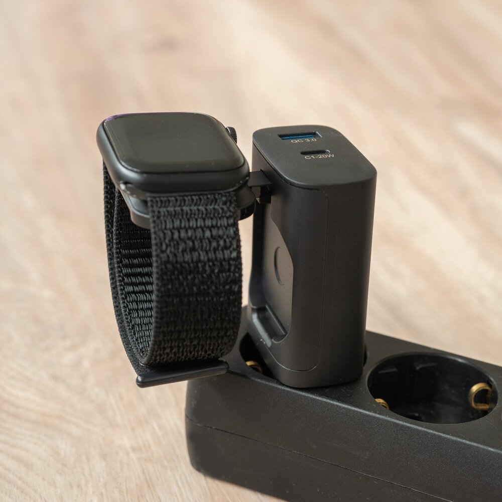 Strap-it® Strap-it 23W adapter met Apple Watch oplader Strap-it® Strap-it 23W adapter met Apple Watch oplader