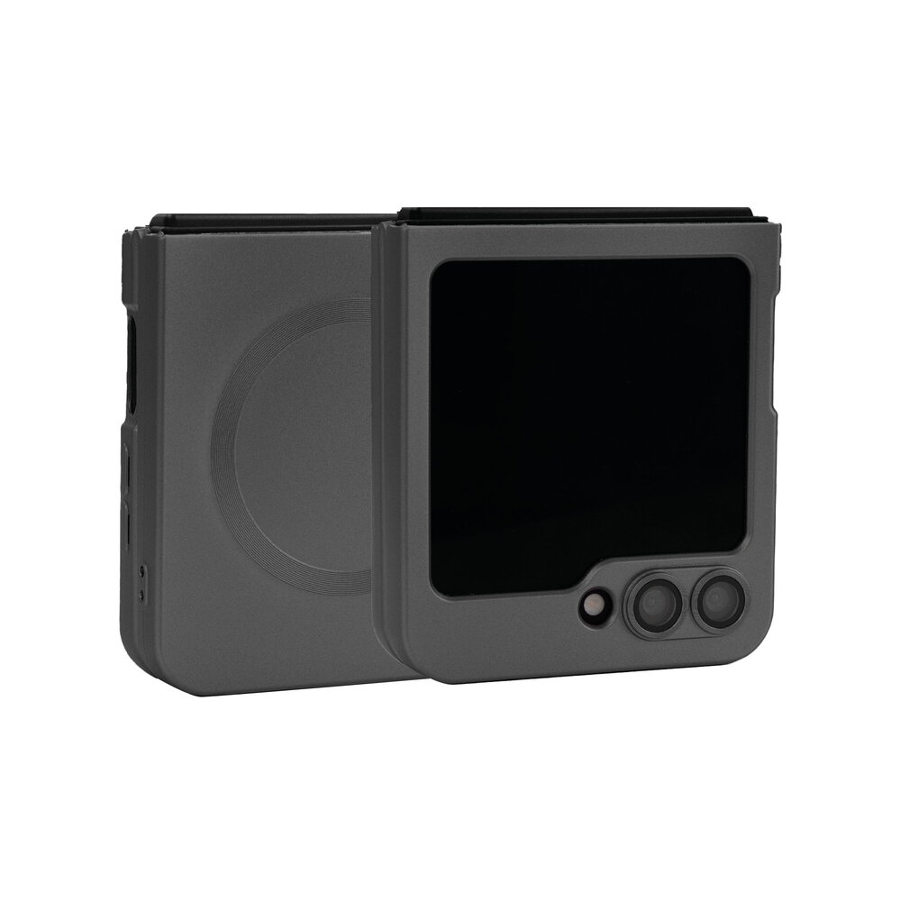 ShieldCase® ShieldCase Samsung Galaxy Z Flip 6 / Z Flip 7 FE mat hoesje met camera cover (zwart)