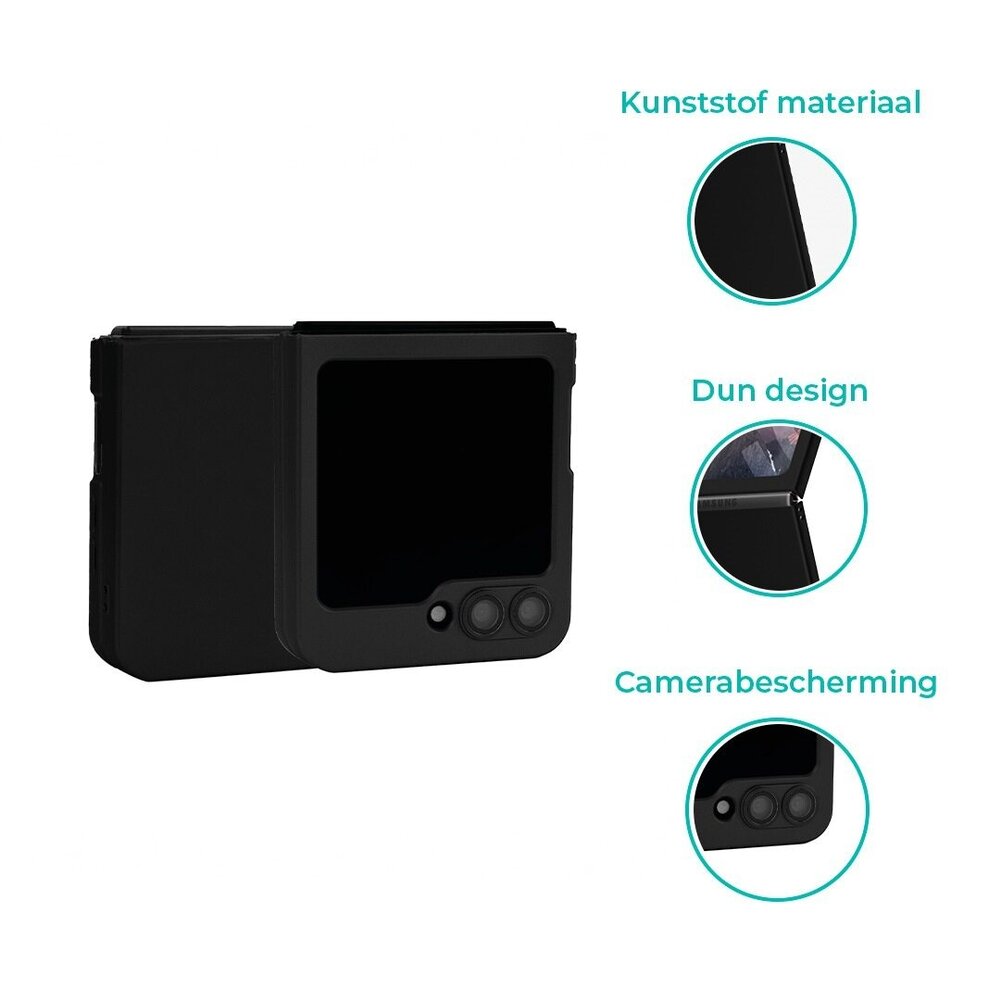 ShieldCase® ShieldCase Samsung Galaxy Z Flip 6 / Z Flip 7 FE slim case (zwart)