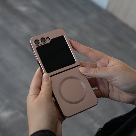 ShieldCase® ShieldCase Samsung Galaxy Z Flip 6 mat hoesje met camera cover (roze) ShieldCase® ShieldCase Samsung Galaxy Z Flip 6 mat hoesje met camera cover (roze)