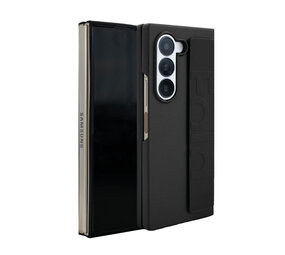 ShieldCase® Samsung Galaxy Z Fold 6 silicone hoesje met handvat (zwart)