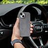 Coverzs Coverzs iPhone 15 Alcantara & TPU MagSafe hoesje (grijs) Coverzs Coverzs iPhone 15 Alcantara & TPU MagSafe hoesje (grijs)