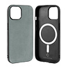 Coverzs Coverzs iPhone 15 Alcantara & TPU MagSafe hoesje (grijs) Coverzs Coverzs iPhone 15 Alcantara & TPU MagSafe hoesje (grijs)