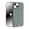 Coverzs Coverzs iPhone 15 Alcantara & TPU MagSafe hoesje (grijs) Coverzs Coverzs iPhone 15 Alcantara & TPU MagSafe hoesje (grijs)