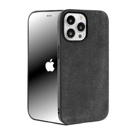 Coverzs Coverzs iPhone 14 Pro Max Alcantara & TPU MagSafe hoesje (zwart) Coverzs Coverzs iPhone 14 Pro Max Alcantara & TPU MagSafe hoesje (zwart)