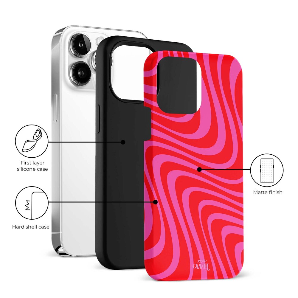 xoxo Wildhearts xoxo Wildhearts Berry Much - iPhone 13 Pro hoesje xoxo Wildhearts xoxo Wildhearts Berry Much - iPhone 13 Pro hoesje