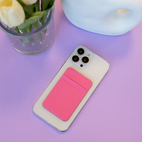 xoxo Wildhearts xoxo Wildhearts Elastic Lycra Sticker Wallet (Donkerroze) xoxo Wildhearts xoxo Wildhearts Elastic Lycra Sticker Wallet (Donkerroze)