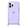 xoxo Wildhearts xoxo Wildhearts iPhone 15 Pro Max paars hoesje met Rainbow Vibes koord xoxo Wildhearts xoxo Wildhearts iPhone 15 Pro Max paars hoesje met Rainbow Vibes koord