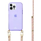 xoxo Wildhearts xoxo Wildhearts iPhone 12 Pro paars hoesje met Rainbow Vibes koord