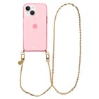 xoxo Wildhearts xoxo Wildhearts iPhone 15 roze hoesje met lang Dreamy koord
