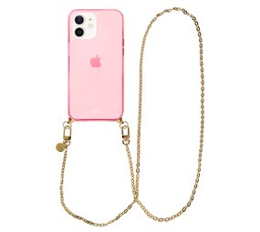 xoxo Wildhearts iPhone 12 roze hoesje met lang Dreamy koord xoxo Wildhearts iPhone 12 roze hoesje met lang Dreamy koord