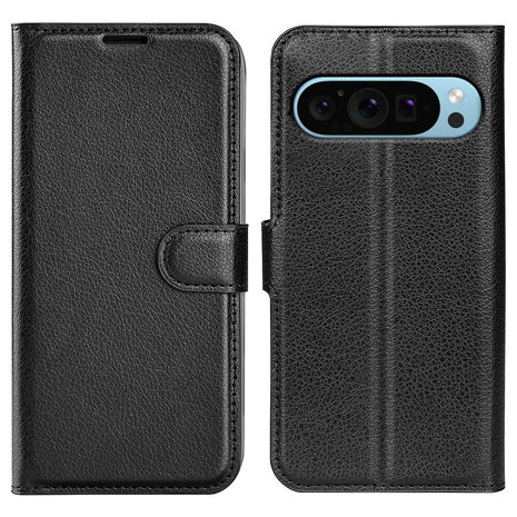 ShieldCase® ShieldCase Google Pixel 9 wallet case (zwart)