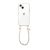 xoxo Wildhearts iPhone 13 transparant hoesje met kort Pearlfection koord xoxo Wildhearts iPhone 13 transparant hoesje met kort Pearlfection koord