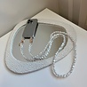 xoxo Wildhearts iPhone 13 Pro Max transparant hoesje met lang Pearlfection koord xoxo Wildhearts iPhone 13 Pro Max transparant hoesje met lang Pearlfection koord