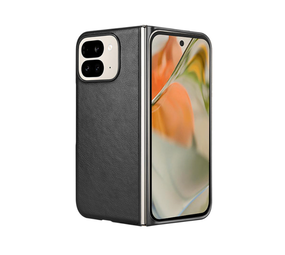 ShieldCase® Google Pixel 9 Pro Fold PU leren hoesje (zwart)