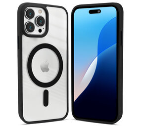 ShieldCase® iPhone 16 Pro Max MagSafe hoesje met gekleurde rand (zwart) ShieldCase® iPhone 16 Pro Max MagSafe hoesje met gekleurde rand (zwart)