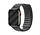 Strap-it Apple Watch Alcantara bandje (zwart)