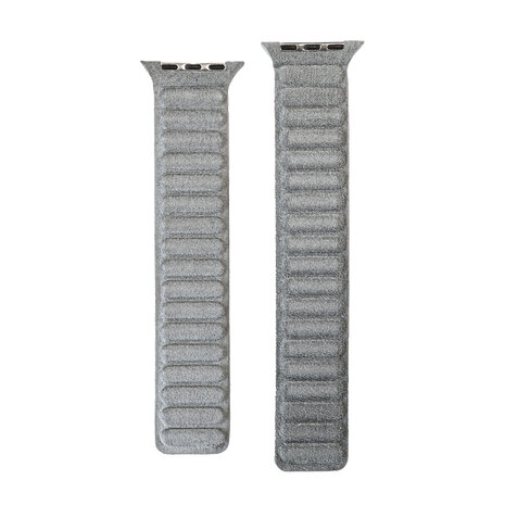 Strap-it® Strap-it Apple Watch Alcantara bandje (grijs) Strap-it® Strap-it Apple Watch Alcantara bandje (grijs)
