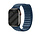 Strap-it Apple Watch Alcantara bandje (blauw)