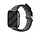 Strap-it Apple Watch Alcantara bandje met gesp (zwart)