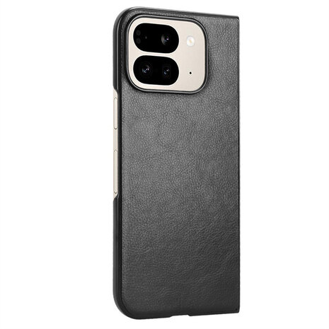 ShieldCase® ShieldCase Google Pixel 9 Pro Fold PU leren hoesje (zwart)