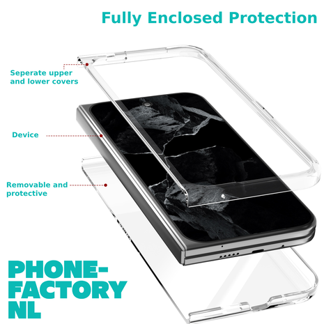 ShieldCase® ShieldCase Google Pixel 9 Pro Fold ultra thin case (transparant)