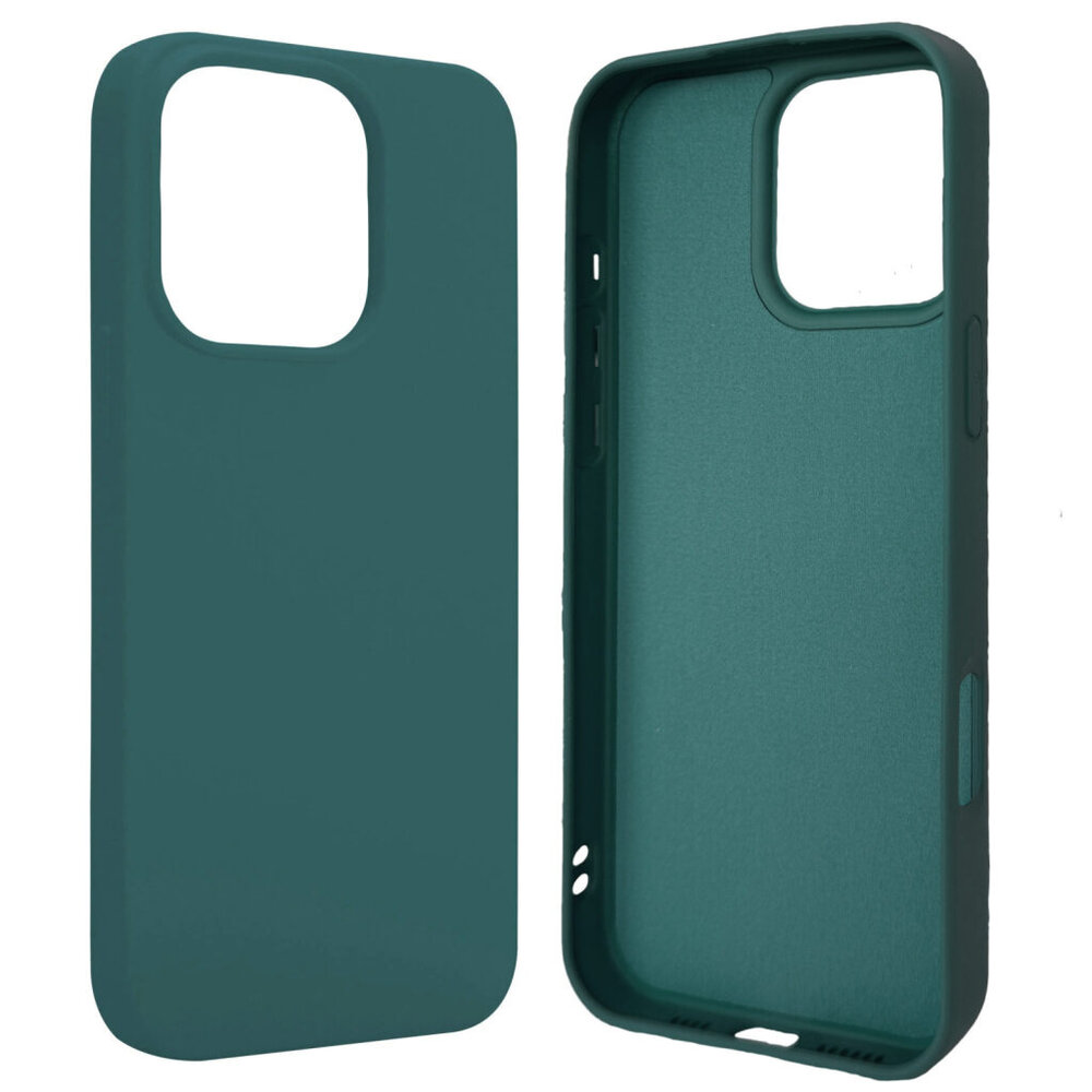 ShieldCase® ShieldCase iPhone 16 Pro siliconen hoesje (donkergroen)