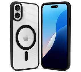 ShieldCase® iPhone 16 Plus MagSafe hoesje met gekleurde rand (zwart) ShieldCase® iPhone 16 Plus MagSafe hoesje met gekleurde rand (zwart)