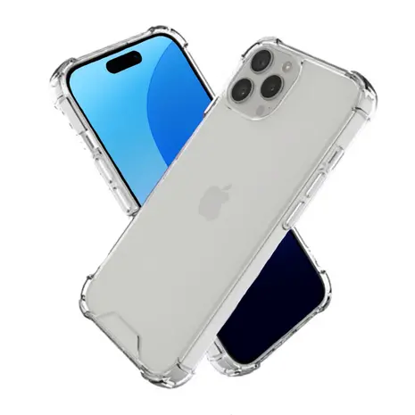 ShieldCase® ShieldCase iPhone 16 Pro Shock Case (transparant) ShieldCase® ShieldCase iPhone 16 Pro Shock Case (transparant)